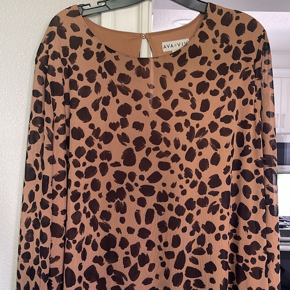 Animal Print Maxi Dress - Picture 5 of 6